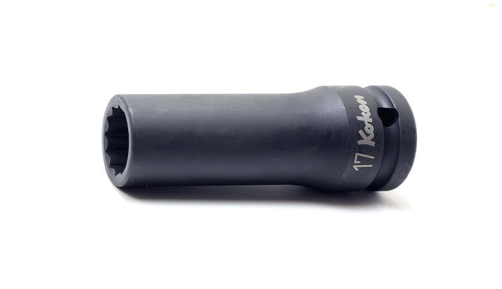 [14305M-8〜14305M-36] Ko-ken(コーケン) 1/2"(12.7mm)SQ. インパクト12角ディープソケット 単品（全24サイズ） - MisakaZoo