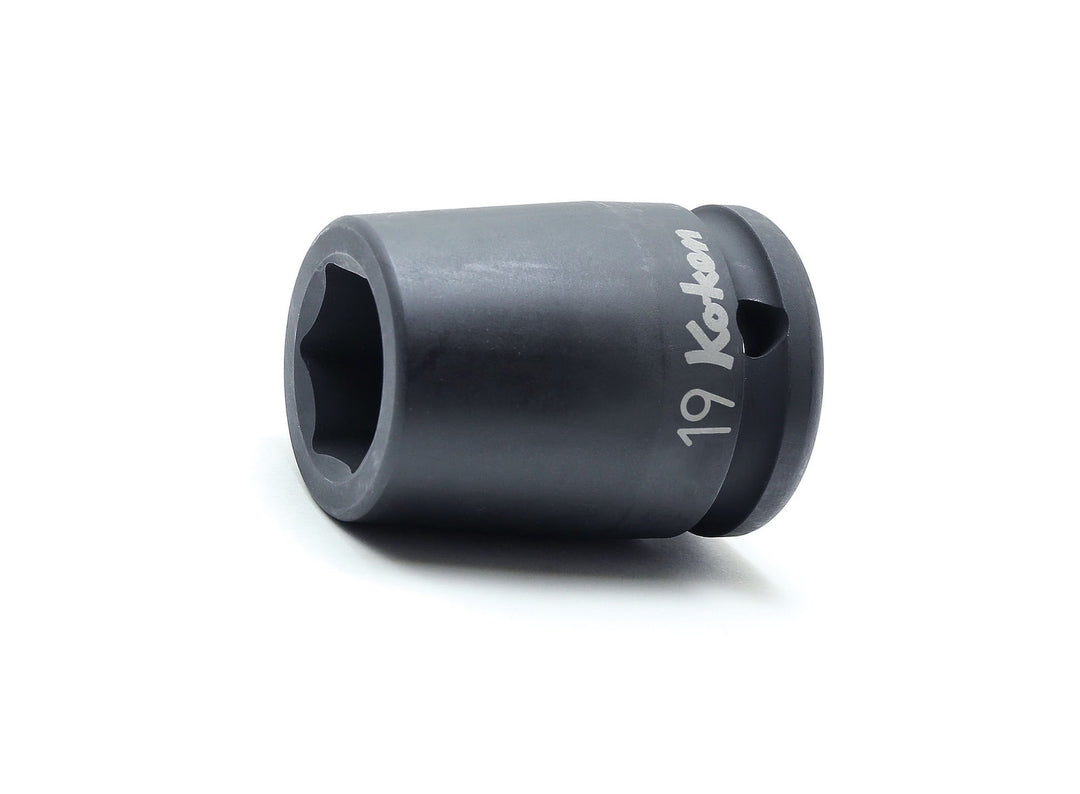[15400M-22] Ko-ken(コーケン) 5/8"(15.9mm)SQ. インパクト6角ソケット 22mm 単品1個 - MisakaZoo