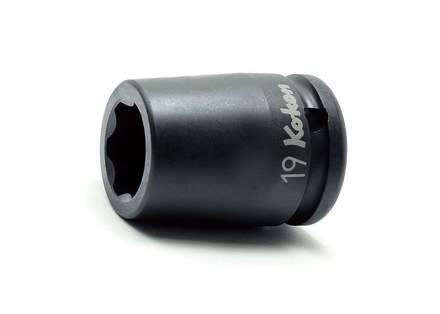 [15410M-19] Ko-ken(コーケン) 5/8"(15.9mm)SQ. インパクトサーフェイスソケット 19mm 単品1個 - MisakaZoo