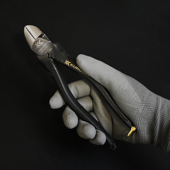 [760N-175BG] KUROKIN 黒金(Black & Gold) 偏芯強力ニッパ薄刃 175mm 単品1丁