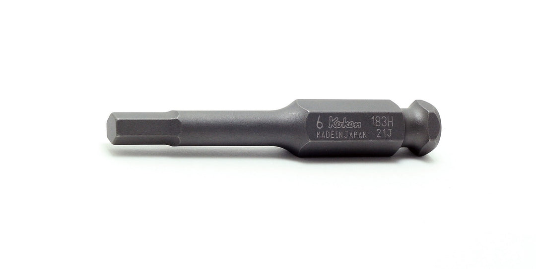 [183H.75-12B] Ko-ken(コーケン) インパクト ボールポイントヘックス ビット 12MM 単品1本 - MisakaZoo