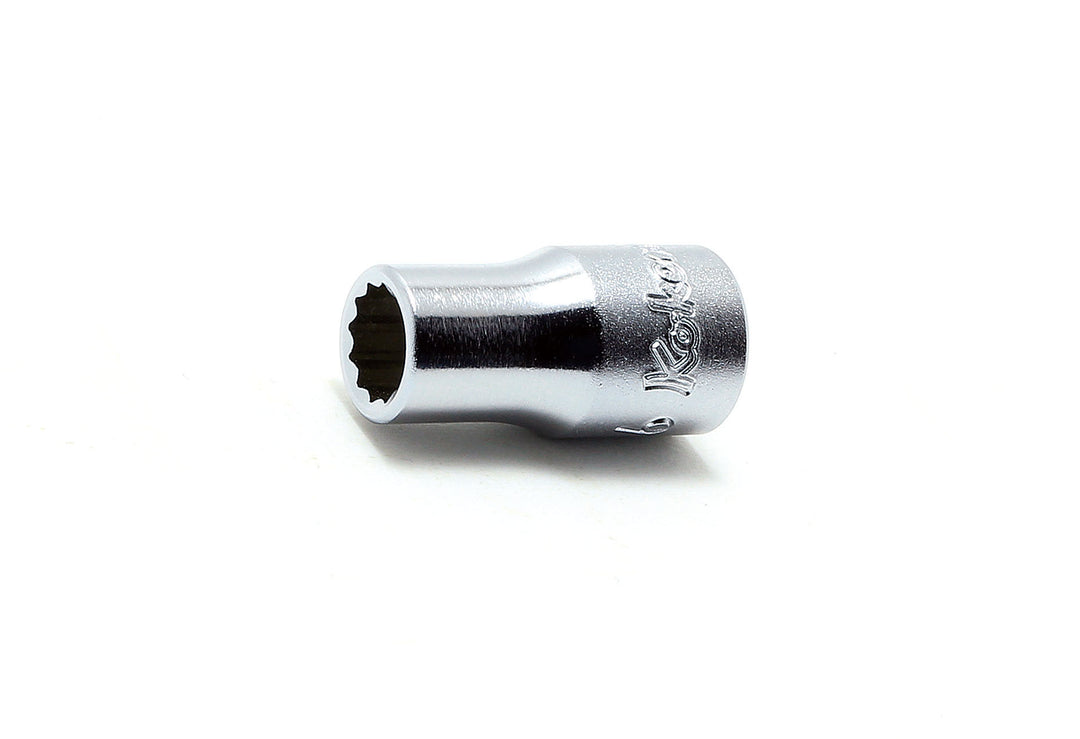 [2405A-1/4] Ko-ken(コーケン) 1/4"(6.35mm)SQ. 12角ソケット 1/4" 単品1個 - MisakaZoo