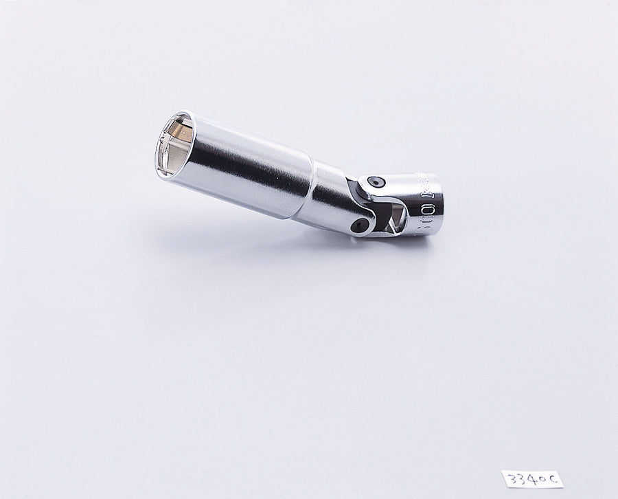 [3340C-16] Ko-ken(コーケン) 3/8"(9.5mm)SQ. ユニバーサルスパークプラグソケット(クリップ付) 16mm 単品1本 - MisakaZoo