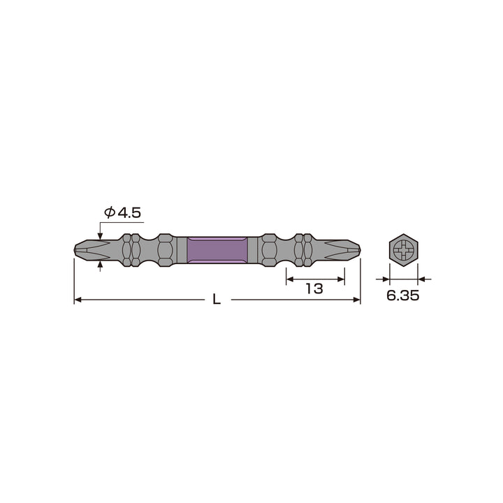 アネックス ABRS5-2065 寸法図 1