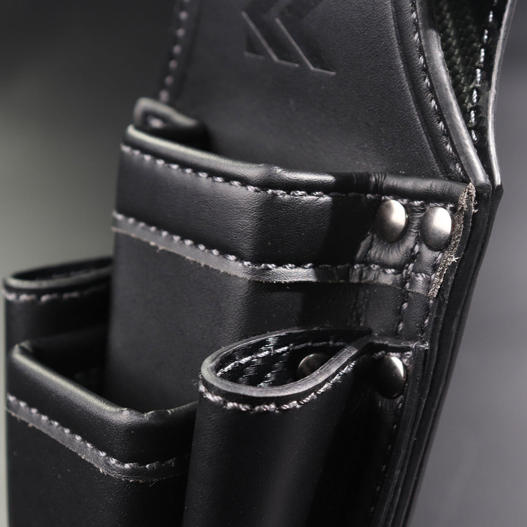 [AH-13BG] KUROKIN 黒金(Black & Gold) カッターマーカー2段ホルダー 単品1個