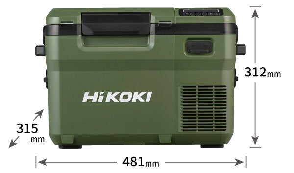 [10.5L｜本体+2.5Ah電池1台] Hikoki 36V/18V コードレス冷温庫 UL18DD 本体と2.5Ah電池１台(BSL36A18X)