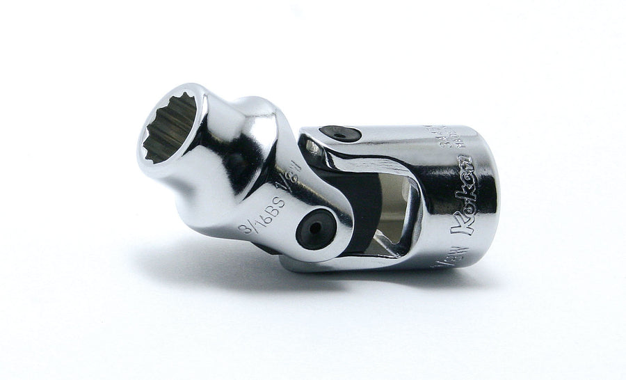 [3445W-5/16] Ko-ken(コーケン) 3/8"(9.5mm)SQ. 12角ユニバーサルBSWソケット(英国規格ソケット) W5/16" 単品1本 - MisakaZoo