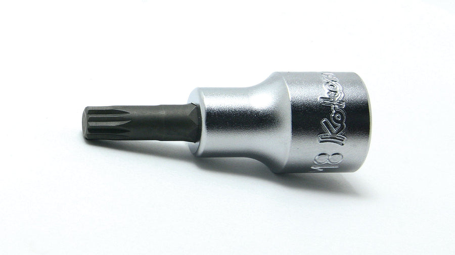 [4020.60-MH16] Ko-ken(コーケン) 1/2"(12.7mm)SQ. 3重4角ビットソケット(イジリ止め) 全長60mm MH16 単品1本 - MisakaZoo