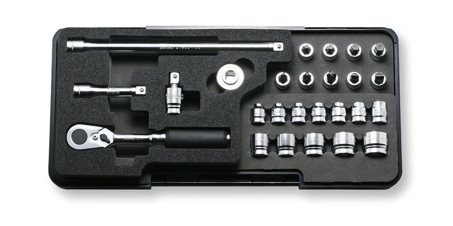 [P2285Z(G72)] Ko-ken Z-EAL(コーケン ジール) 1/4"(6.35mm)SQ. ソケットセット 26ヶ組 セット品26個 - MisakaZoo