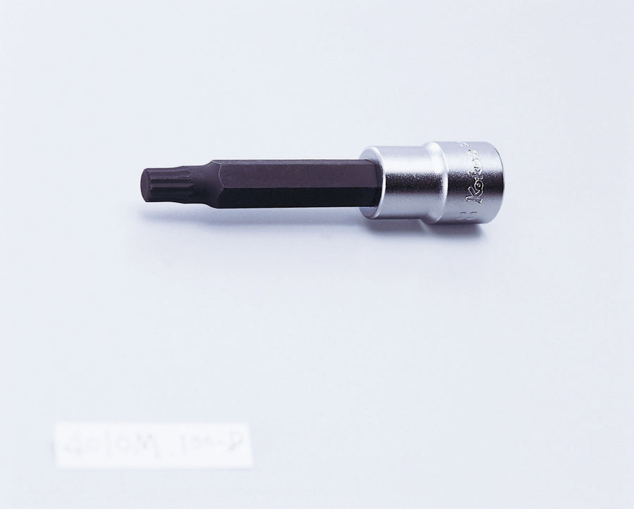 [4010M.120-8(12P)] Ko-ken(コーケン) 1/2"(12.7mm)SQ. ヘッドボルト用12角ビットソケット(トヨタ用) 全長120mm 8mm 単品1本 - MisakaZoo