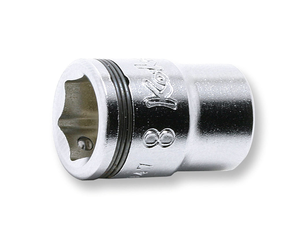 [2450MS-14] Ko-ken(コーケン) 1/4"(6.35mm)SQ. ナットグリップソケット 14mm 単品1個 - MisakaZoo