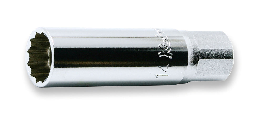 [3305P-16] Ko-ken(コーケン) 3/8"(9.5mm)SQ. 12角スパークプラグソケット(マグネット付) 16mm 単品1個 - MisakaZoo