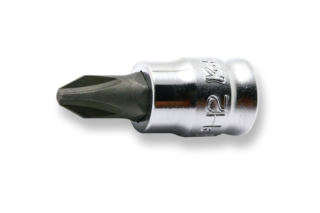 [2000Z.28-2] Ko-ken Z-EAL(コーケン ジール) 1/4"(6.35mm)SQ. プラスビットソケット 全長28mm No.2 単品1個 - MisakaZoo