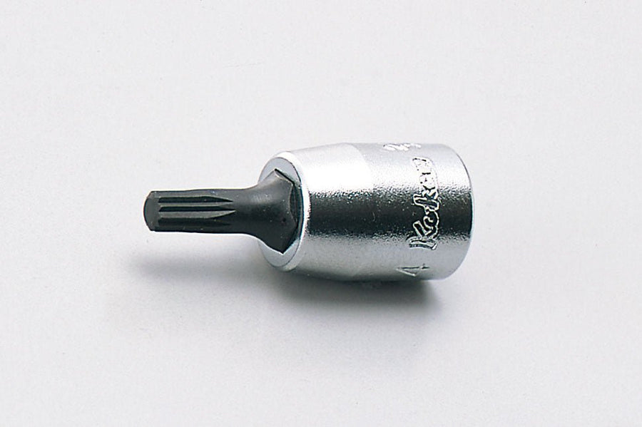 [2020.28-M5] Ko-ken(コーケン) 1/4"(6.35mm)SQ. 3重4角ビットソケット(XZN規格) 全長28mm M5 単品1本 - MisakaZoo