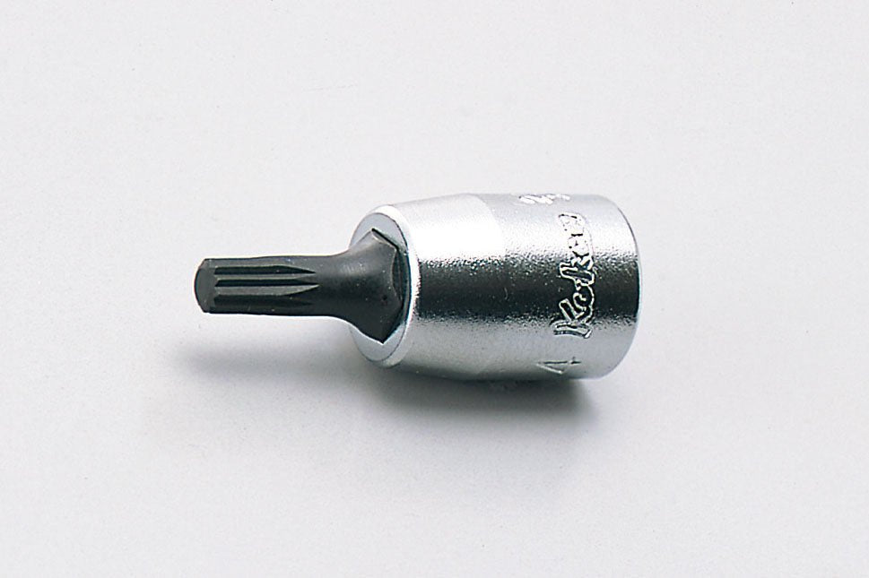[2020.28-M6] Ko-ken(コーケン) 1/4"(6.35mm)SQ. 3重4角ビットソケット(XZN規格) 全長28mm M6 単品1本 - MisakaZoo