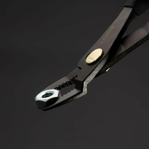 [210-190-BG] KUROKIN 黒金(Black & Gold) 薄型コンビネーションプライヤー（ベント） 単品1丁 - MisakaZoo