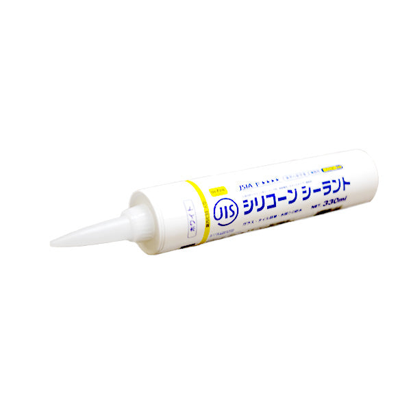 [1ケース10本入] サトケミ JISシリコーンシーラント ホワイト 防カビ剤入