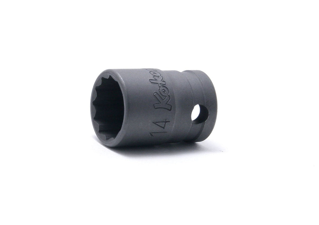 [23405M-8] Ko-ken(コーケン) 3/8"(9.5mm)SQ. 12角インダストリアルソケット 8mm 単品1個 - MisakaZoo