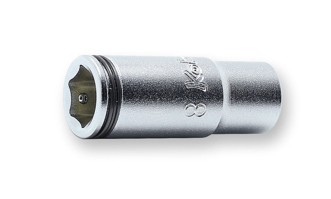[2350X-14] Ko-ken(コーケン) 1/4"(6.35mm)SQ. ナットグリップセミディープソケット 14mm 単品1個 - MisakaZoo