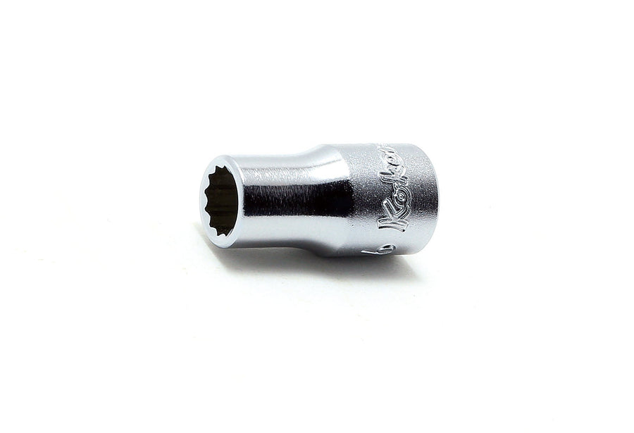 [2405M-4] Ko-ken(コーケン) 1/4"(6.35mm)SQ. 12角ソケット 4mm 単品1個 - MisakaZoo