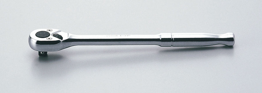 [2753P-160] Ko-ken(コーケン) 1/4"(6.35mm)SQ. ロングラチェットハンドル(ポリッシュグリップ) 全長160mm 単品1本 - MisakaZoo