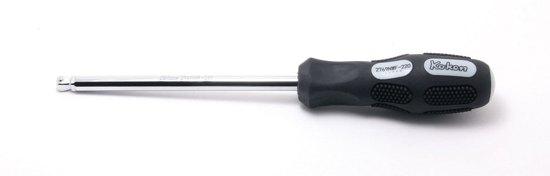 [2769NWF-220] Ko-ken(コーケン) 1/4"(6.35mm)SQ. オフセットスピンタイプハンドル 全長220mm セット品 - MisakaZoo