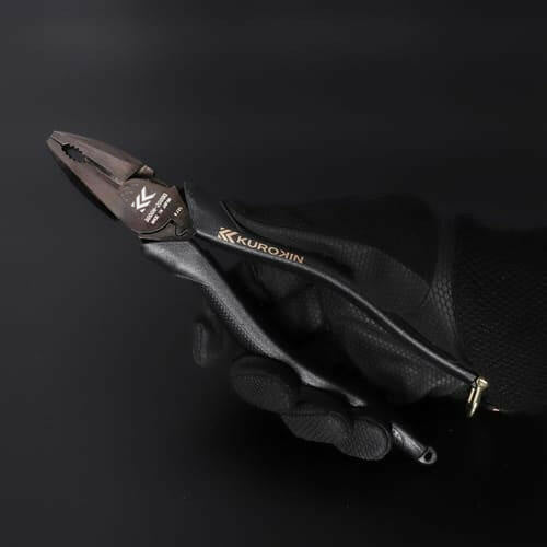 [3000N-200BG] KUROKIN 黒金(Black & Gold) 偏芯パワーペンチ 単品1丁
