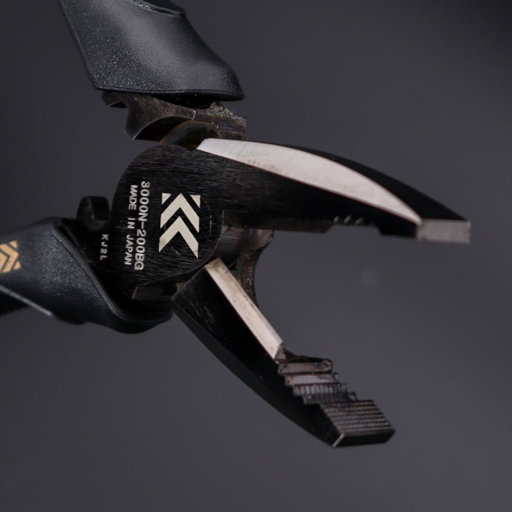 [3000N-200BG] KUROKIN 黒金(Black & Gold) 偏芯パワーペンチ 単品1丁 - MisakaZoo