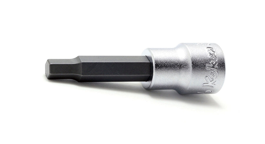 [3010M.62-4] Ko-ken(コーケン) 3/8"(9.5mm)SQ. ヘックスビットソケット 全長62mm 4mm 単品1本 - MisakaZoo