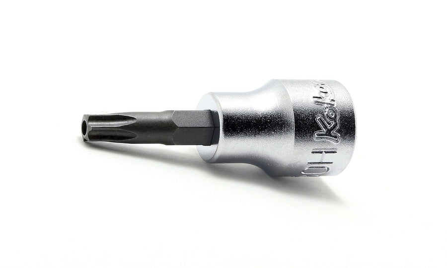 [3025.160-T40H] Ko-ken(コーケン) 3/8"(9.5mm)SQ. イジリ止めトルクスビットソケット 全長160mm T40H 単品1本 - MisakaZoo