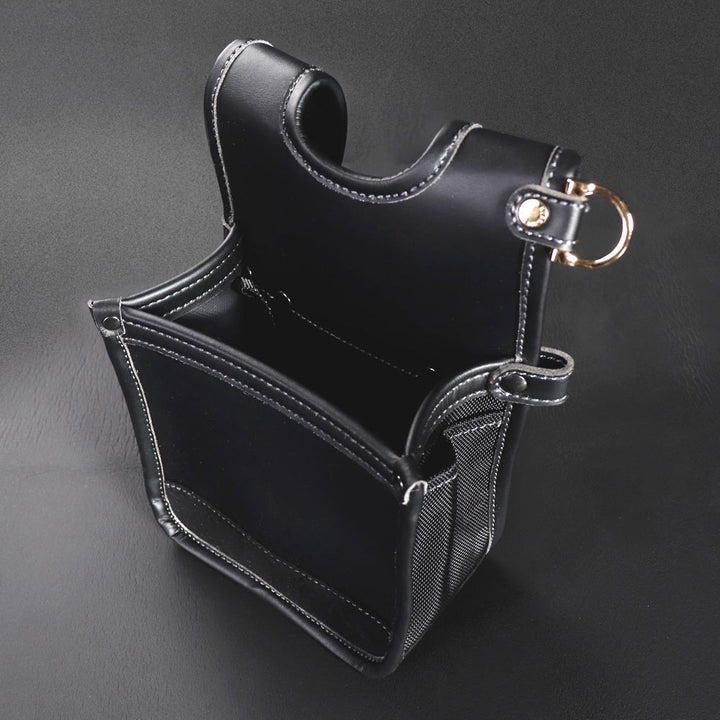 [AB-41BG] KUROKIN 黒金(Black & Gold) 建築薄型腰袋1段 単品1個