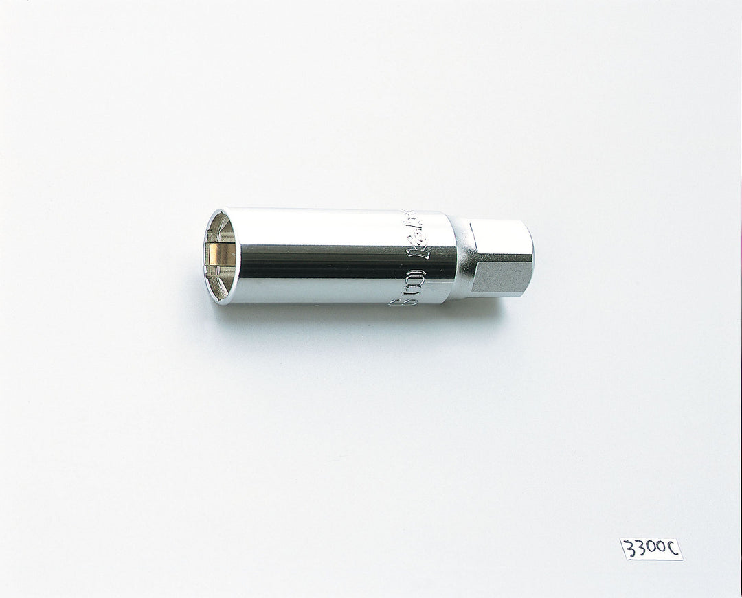 [3300C.250-14〜3300C.250-20.8] Ko-ken(コーケン) 3/8"(9.5mm)SQ. ロングスパークプラグソケット(クリップ付) 全長250mm 単品（全3サイズ） - MisakaZoo