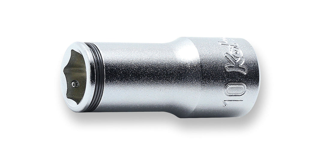 [3350X-14] Ko-ken(コーケン) 3/8"(9.5mm)SQ. ナットグリップセミディープソケット 14mm 単品1個 - MisakaZoo