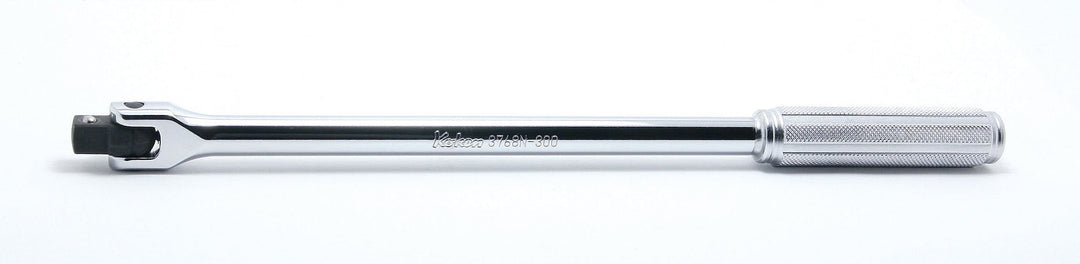[3768N-300] Ko-ken(コーケン) 3/8"(9.5mm)SQ. スピンナハンドル(ローレットグリップ) 全長300mm 単品1本 - MisakaZoo