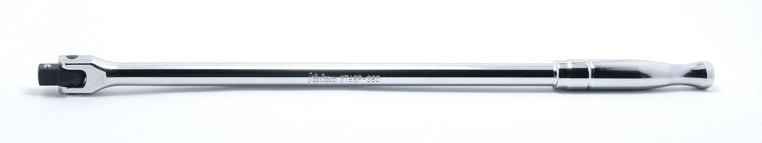 [3768P-380] Ko-ken(コーケン) 3/8"(9.5mm)SQ. ロングスピンナハンドル(ポリッシュグリップ) 全長380mm 単品1本 - MisakaZoo