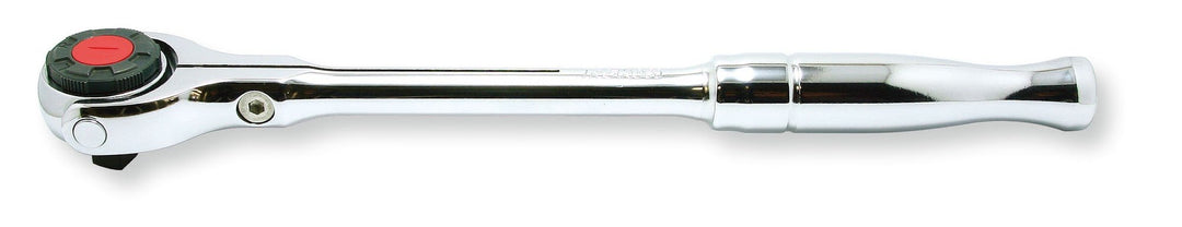 [3776P] Ko-ken(コーケン) 3/8"(9.5mm)SQ. スイベルヘッドラチェットハンドル(ポリッシュグリップ) 全長280mm 単品1本 - MisakaZoo