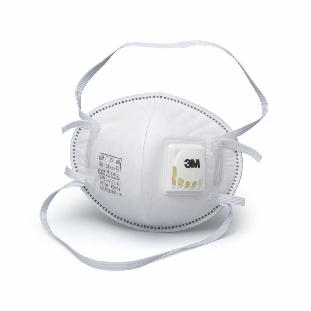 「ヘッドバンドタイプ｜排気弁あり｜１ケースで10小箱入」 3M Japan｜スリーエム ジャパン 使い捨て式防じんマスク 8955J-DS2 日本国家検定合格品DS2-粒子捕集効率95％以上 １ケース(100枚入)