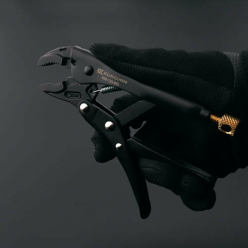 [400-125-BG] KUROKIN 黒金(Black & Gold) ロッキングプライヤー 単品1丁 - MisakaZoo
