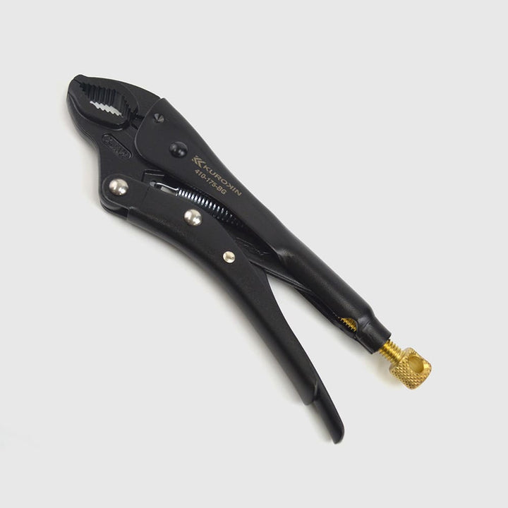 [410-175-BG] KUROKIN 黒金(Black & Gold) ロッキングプライヤー（パイプ用） 単品1丁 - MisakaZoo