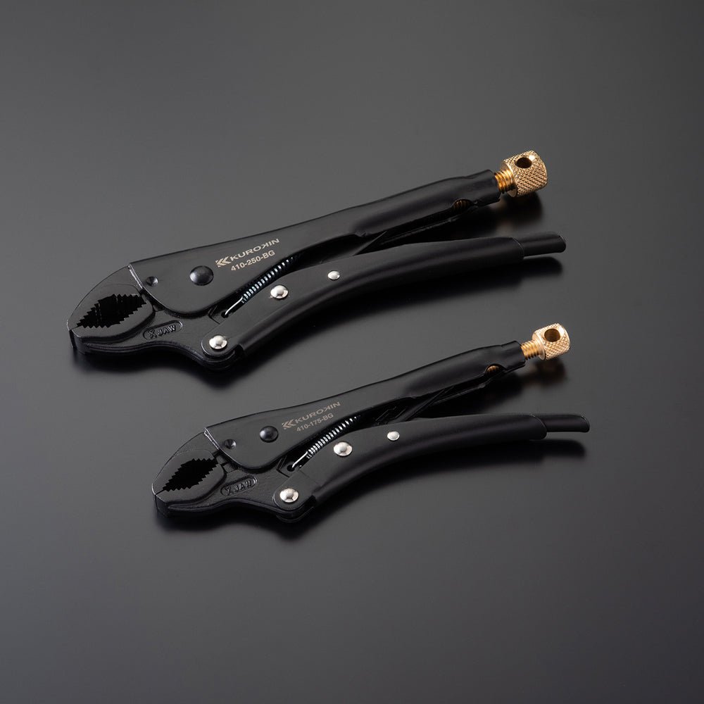 [410-175-BG] KUROKIN 黒金(Black & Gold) ロッキングプライヤー（パイプ用） 単品1丁 - MisakaZoo