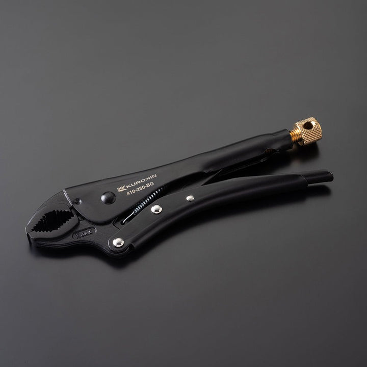 [410-250-BG] KUROKIN 黒金(Black & Gold) ロッキングプライヤー（パイプ用） 単品1丁 - MisakaZoo