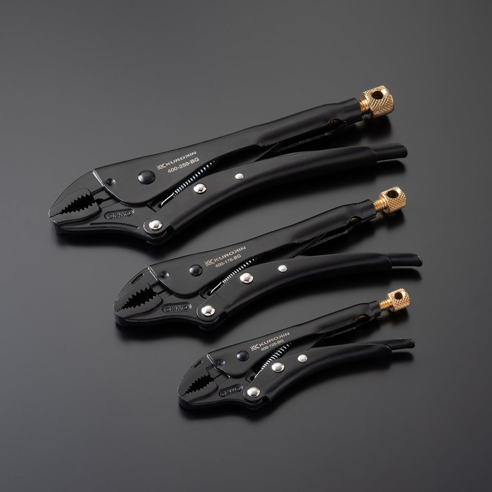 [400-250-BG] KUROKIN 黒金(Black & Gold) ロッキングプライヤー 単品1丁
