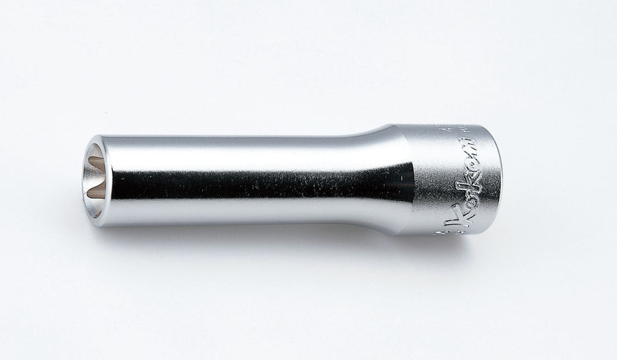 [4325-E12] Ko-ken(コーケン) 1/2"(12.7mm)SQ. トルクスディープソケット E12 単品1個 - MisakaZoo
