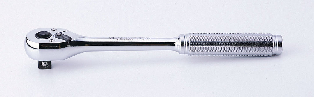 [4750NB] Ko-ken(コーケン) 1/2"(12.7mm)SQ. プッシュボタン式ラチェットハンドル(ローレットグリップ) 全長250mm 単品1本 - MisakaZoo