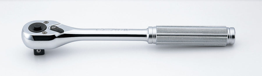 [4753NB] Ko-ken(コーケン) 1/2"(12.7mm)SQ. プッシュボタン式ラチェットハンドル(ローレットグリップ) 全長250mm 単品1本 - MisakaZoo