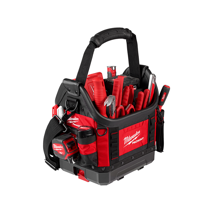 「PackOut」 Milwaukee Tool | ミルウォーキーツール PACKOUT™ PACKOUT™ ベルト付き10インチタフトートバッグ 48-22-8311