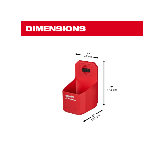 「PackOut」 Milwaukee Tool | ミルウォーキーツール PACKOUT™ カップホルダー 48-22-833