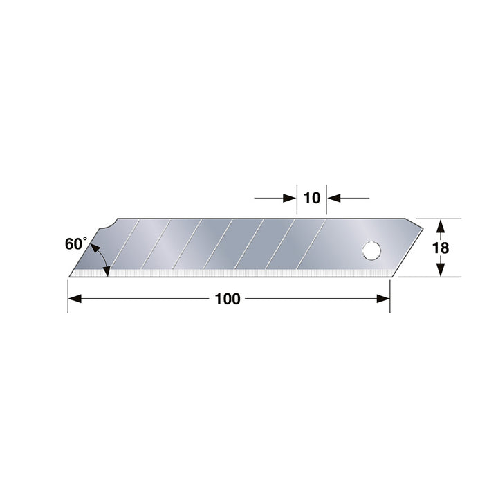 [CBL-SG10〜CBL-SG50] タジマ(TAJIMA) L刃カッター替刃 凄刃銀 単品（全2サイズ）