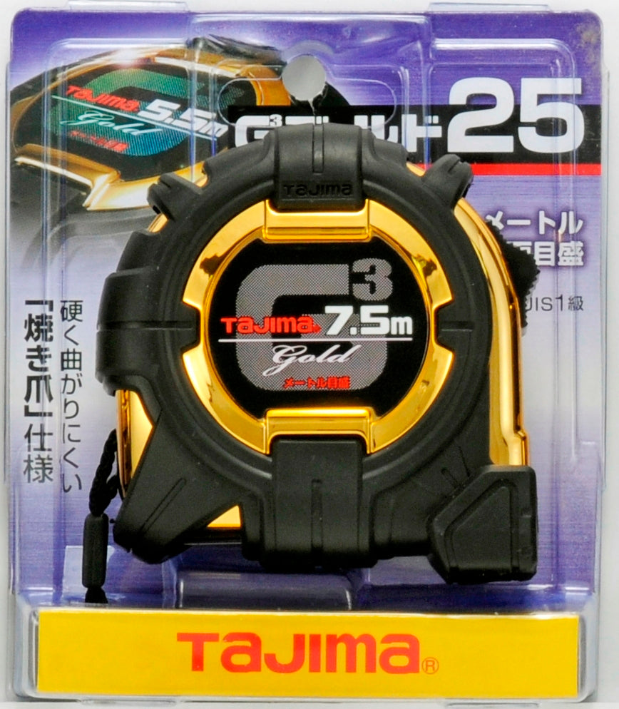 [G3GL19-55BL〜G3GL25-75BL] タジマ(TAJIMA) G3ゴールド 単品（全3サイズ）