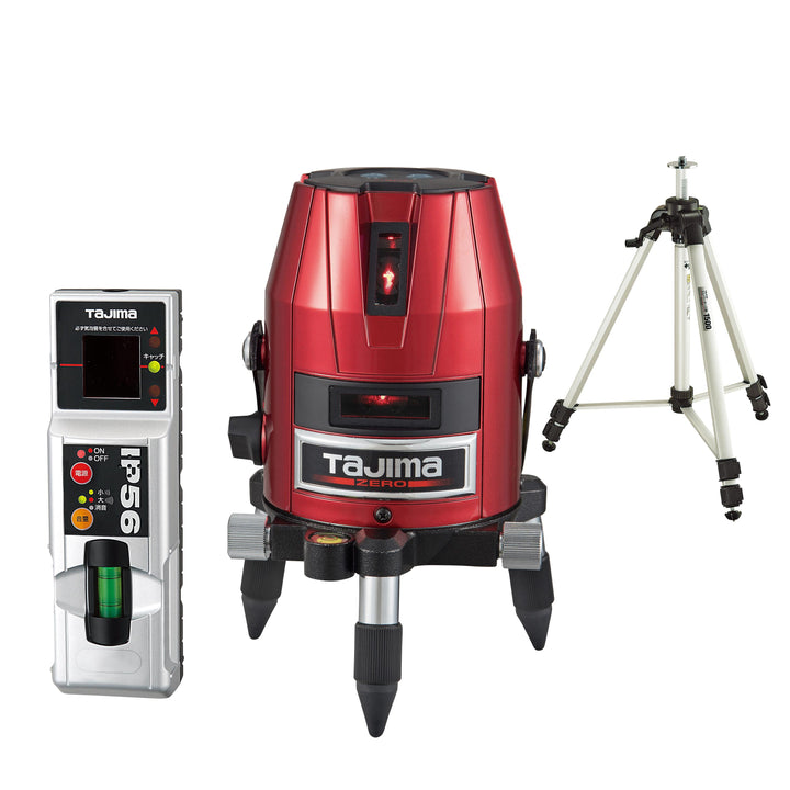 タジマ(TAJIMA) ZERO ジンバルKJY 乾電池専用 受光器三脚セット セット品3点